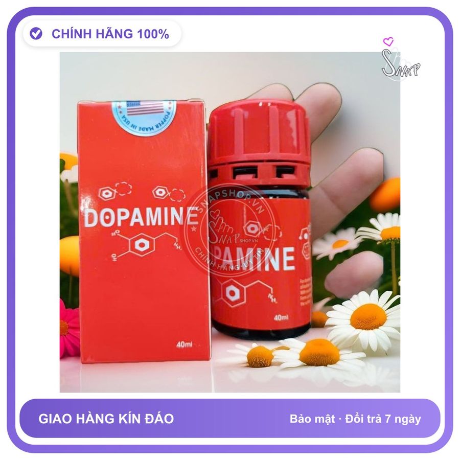 Chai hít tăng khoái cảm Popper DOPAMINE Chai hít tăng hưng phấn cho nam nữ,kích thích cực mạnh,tác dụng tức thì