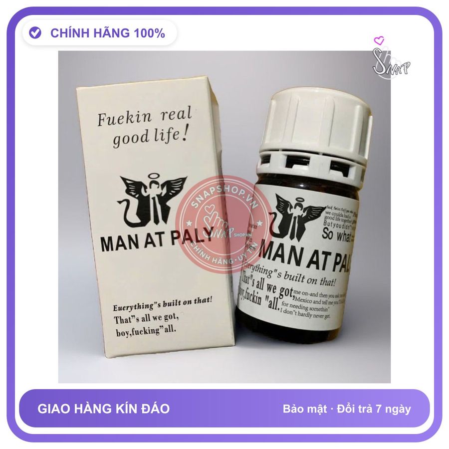 Chai hít tăng khoái cảm Popper MAN AT PALY 40ml Chai hít tăng kích thích khoái cảm cực mạnh popper 40ml USA, che tên sản phẩm bảo mật kín đáo