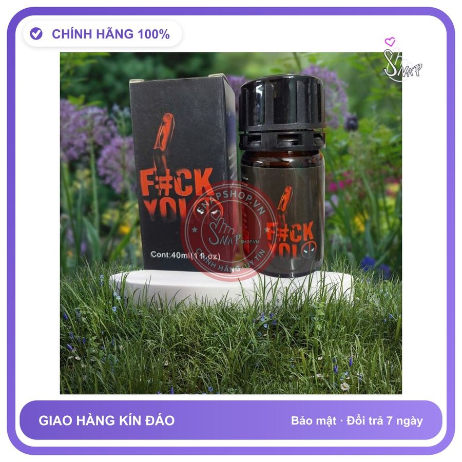 Chai hít tăng khoái cảm Popper 40ml Popper 40ml, Cho người lớn,Mùi Dịu, Phê Lâu, che tên sản phẩm bảo mật kín đáo