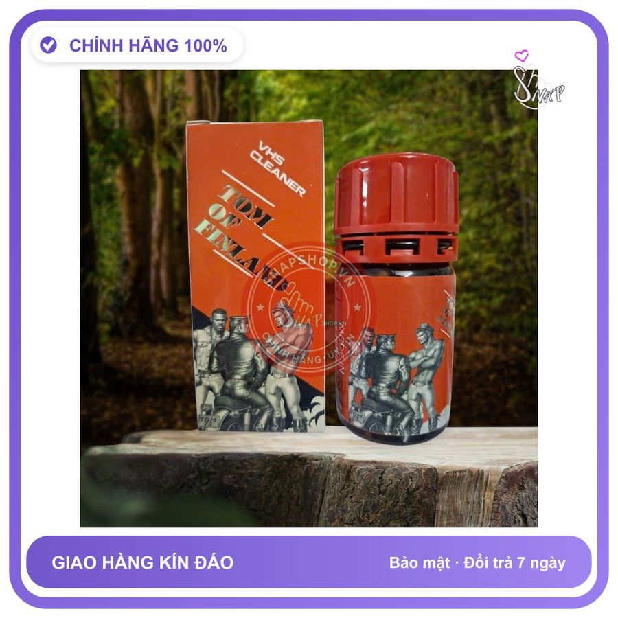 Chai hít tăng khoái cảm Popper TOM OF FINLAND 40ml Popper 40ml,Cho Top Bot, Mạnh Phê Lâu, che tên sản phẩm bảo mật kín đáo