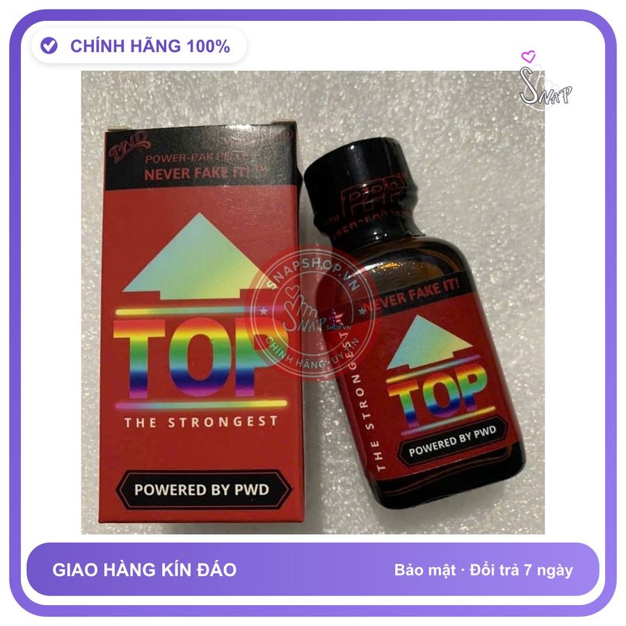 Chai hít tăng khoái cảm Popper PWD 30ml Popper 30ml, Giá Sỉ, Hàng Chính Hãng, che tên sản phẩm bảo mật kín đáo
