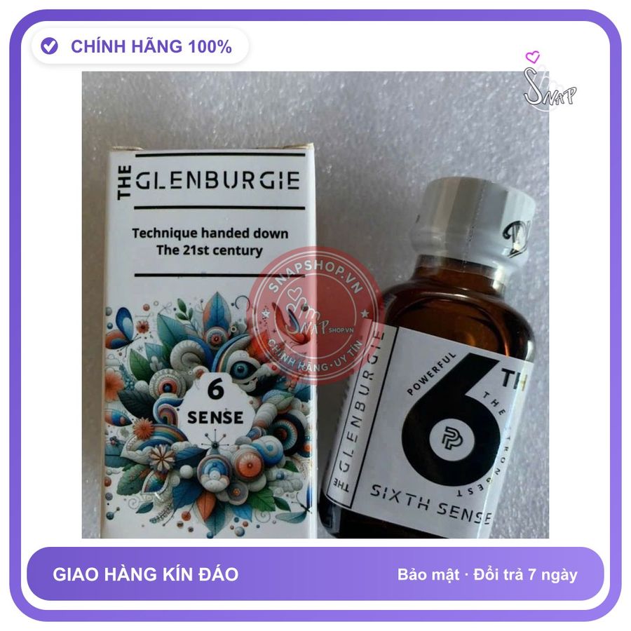 Chai hít tăng khoái cảm Popper THE GLENBURGIE 30ml Popper 30ml USA, Hàng Chính Hãng, Giá Sỉ, che tên sản phẩm bảo mật kín đáo 00121