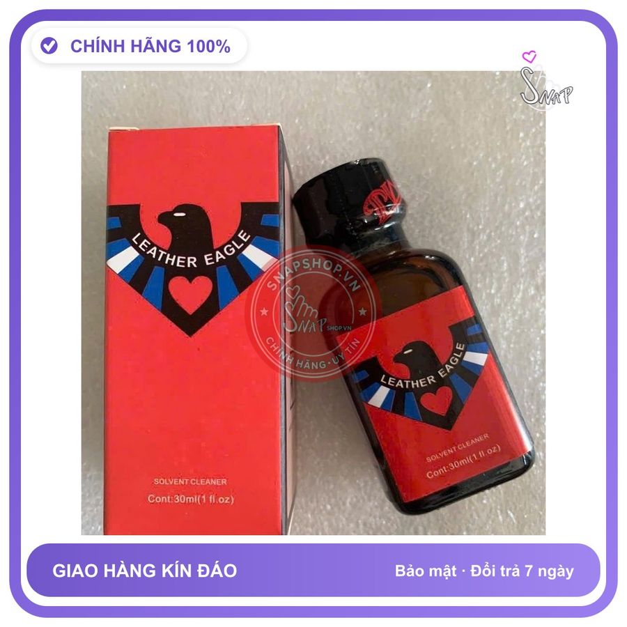 Chai hít tăng khoái cảm Popper LEATHER EAGLE 30ml Popper 30ml, Giá Sỉ, che tên sản phẩm bảo mật kín đáo, sp 05970