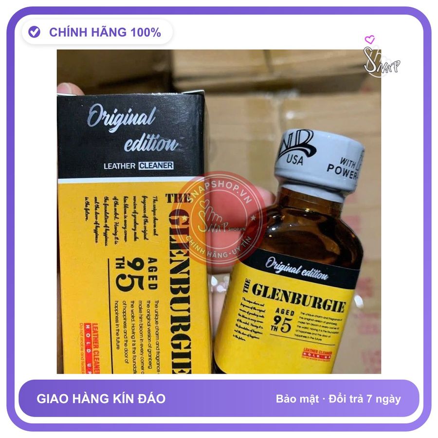 Chai hít tăng khoái cảm Popper THE GLENBURGIE 30ml Popper 30ml Giá Sỉ, che tên sản phẩm bảo mật kín đáo 0800095