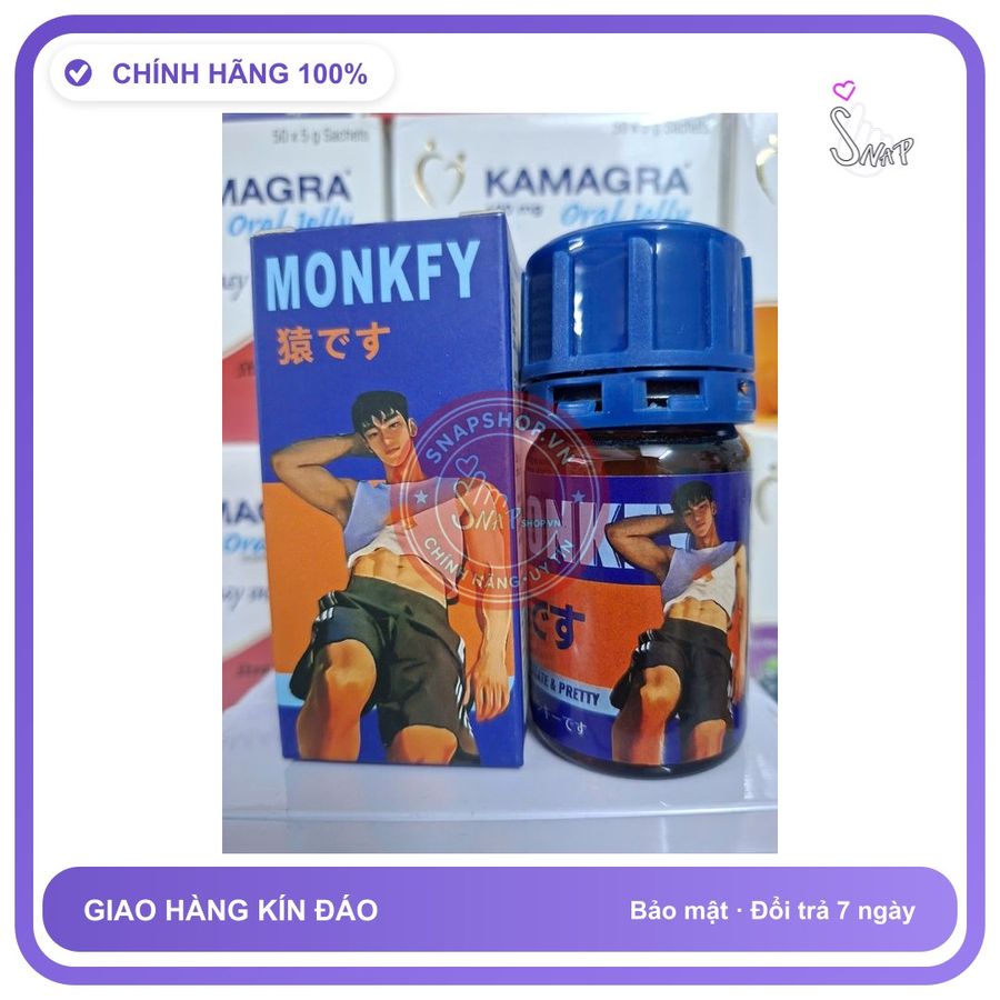 Chai hít tăng khoái cảm Popper MONKFY 40ml Sỉ lẻ Popper 40ml, Hàng Chính Hãng, nhập khẩu, Cực Mạnh, Phê Lâu, che tên sản phẩm bảo mật kín đáo