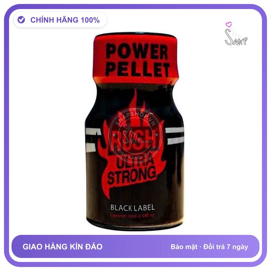 Chai hít tăng khoái cảm Popper RUSH 10ml Chai Hít Popper 10ml USA, Cực Mạnh, Kích Thích Hưng Phấn Cực Nhanh, Hít Xong Phê Liền