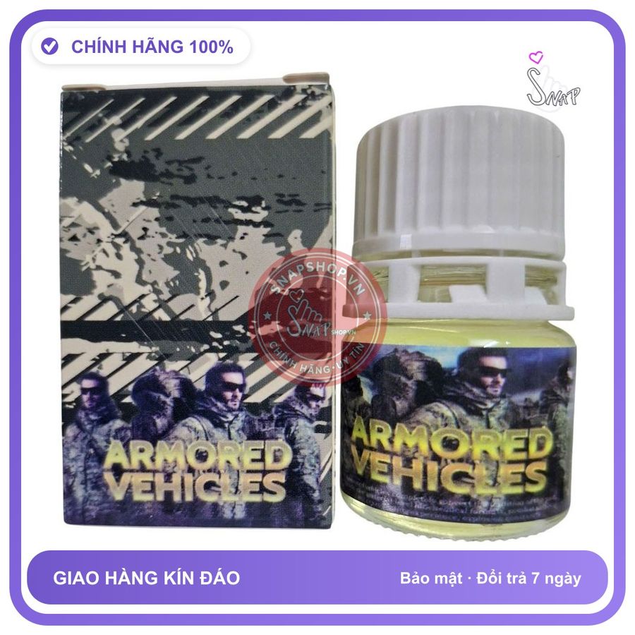 Chai hít tăng khoái cảm Popper ARMORED VEHICLES 20ml Popper 20ml hàng chính phê lâu, mùi dịu, che tên sản phẩm bảo mật kín đáo