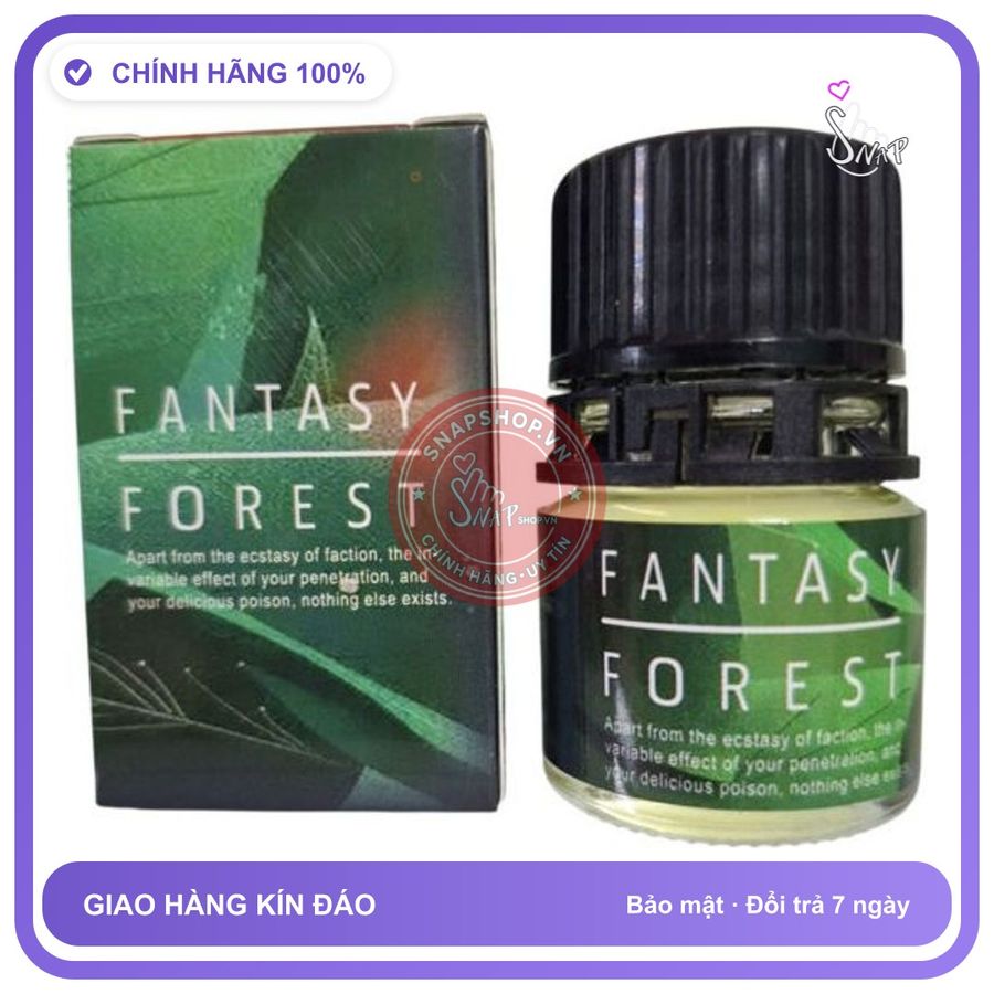 Chai hít tăng khoái cảm Popper FANTASY FOREST 20ml Popper 20ml, Dòng Mạnh, Mùi Dịu, phê lâu, che tên sản phẩm bảo mật kín đáo