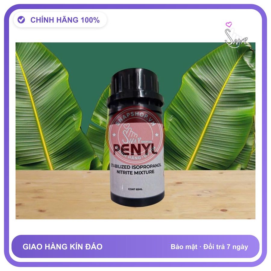 Chai hít tăng khoái cảm Popper PENYL 40ml Popper khô 40ml Dòng Mạnh, Phê Lâu, Mùi Dịu, che tên sản phẩm bảo mật kín đáo khi đặt hàng