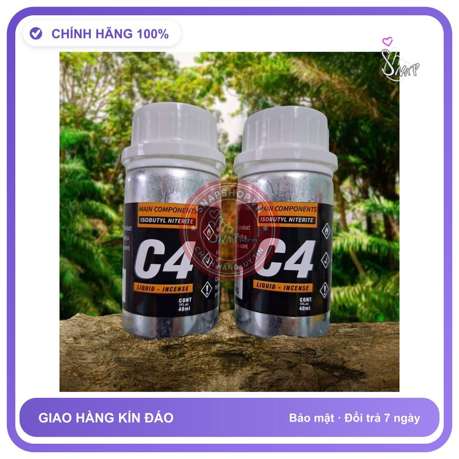 Chai hít tăng khoái cảm Popper 40ml Hàng công ty Popper khô 40ml Dòng Cực Mạnh, Gây Ảo Giác, che tên sản phẩm bảo mật kín đáo