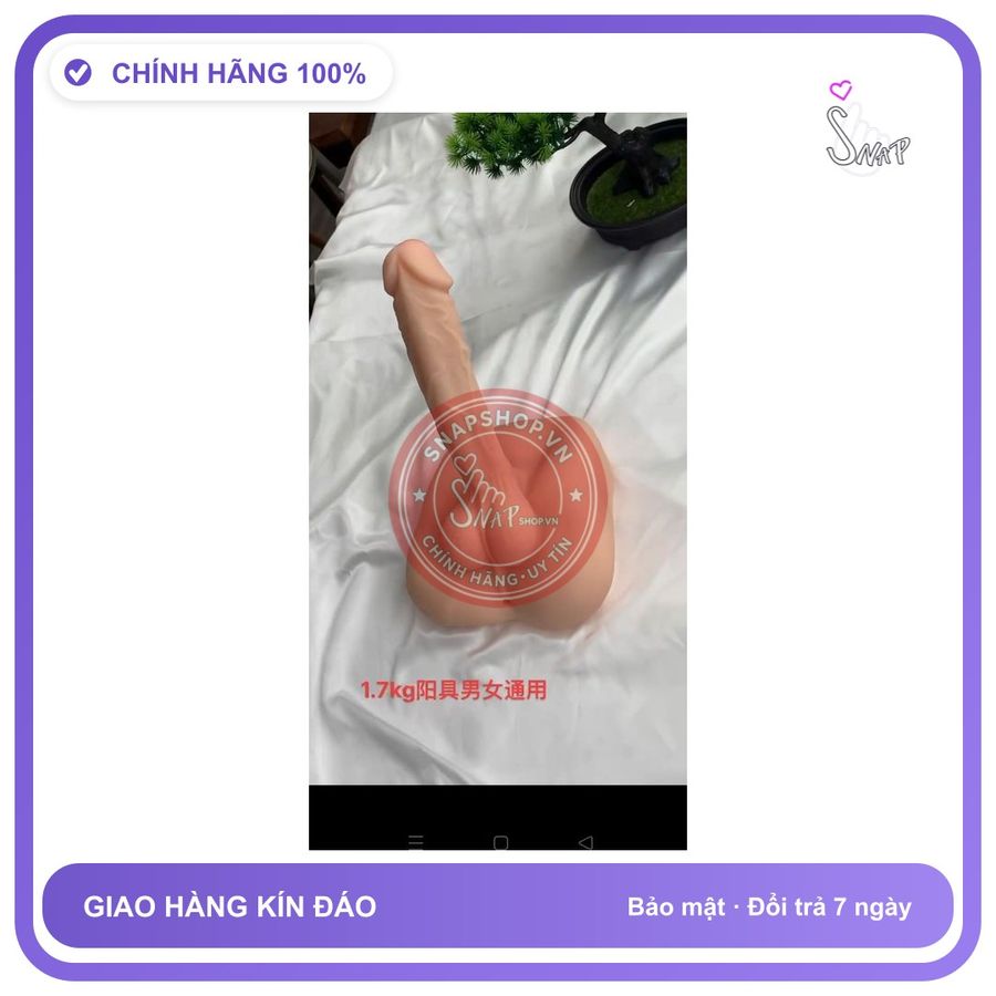 Đồ chơi người lớn Sexy toy dương vật giả, điều chỉnh lên xuống, silicon cao cấp, che tên sản phẩm bảo mật kín đáo