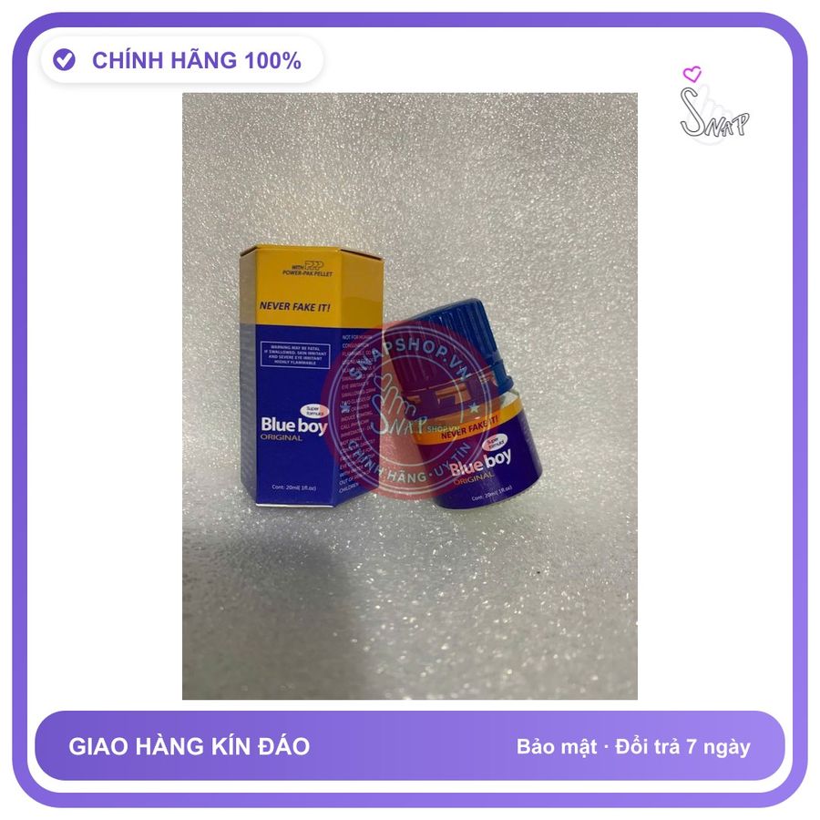 Chai hít tăng khoái cảm Popper Blue boy 20ml Popper khô blue boy 20ml, hàng real, cực mạnh