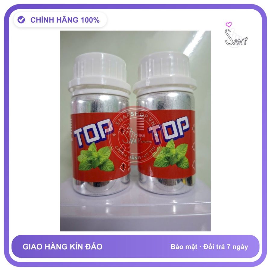 Chai hít tăng khoái cảm Popper TOP 60ml Popper khô 60ml cho top, chống xìu, phê lâu,ko nhức đầu, ko bỏng mũi