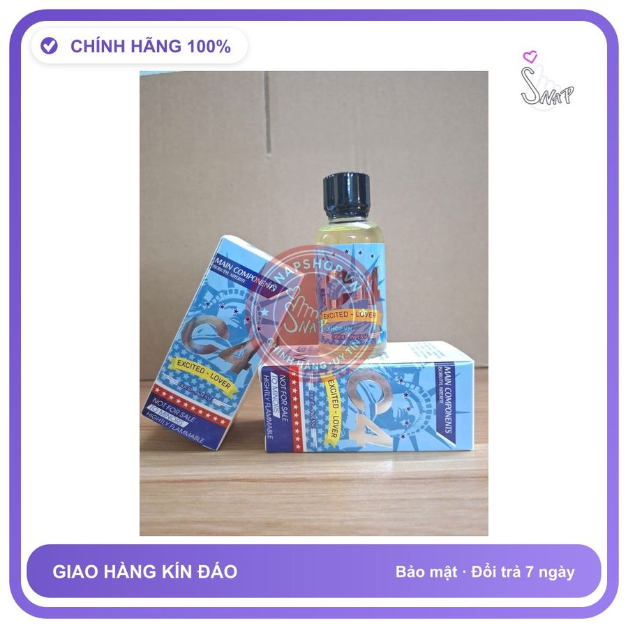 Chai hít tăng khoái cảm Popper MAIN COMPONENTS 30ml Popper 30ml, USA, Hàng Chính Hãng, phê lâu, mùi dịu thơm, che tên sản phẩm bảo mật kín đáo