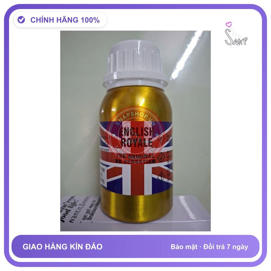 Chai hít tăng khoái cảm Popper English Royale 100ml Popper khô 100ml USA, Dòng Chính Hãng, Cao Cấp Cực Mạnh, Hít Là Phê Ngay