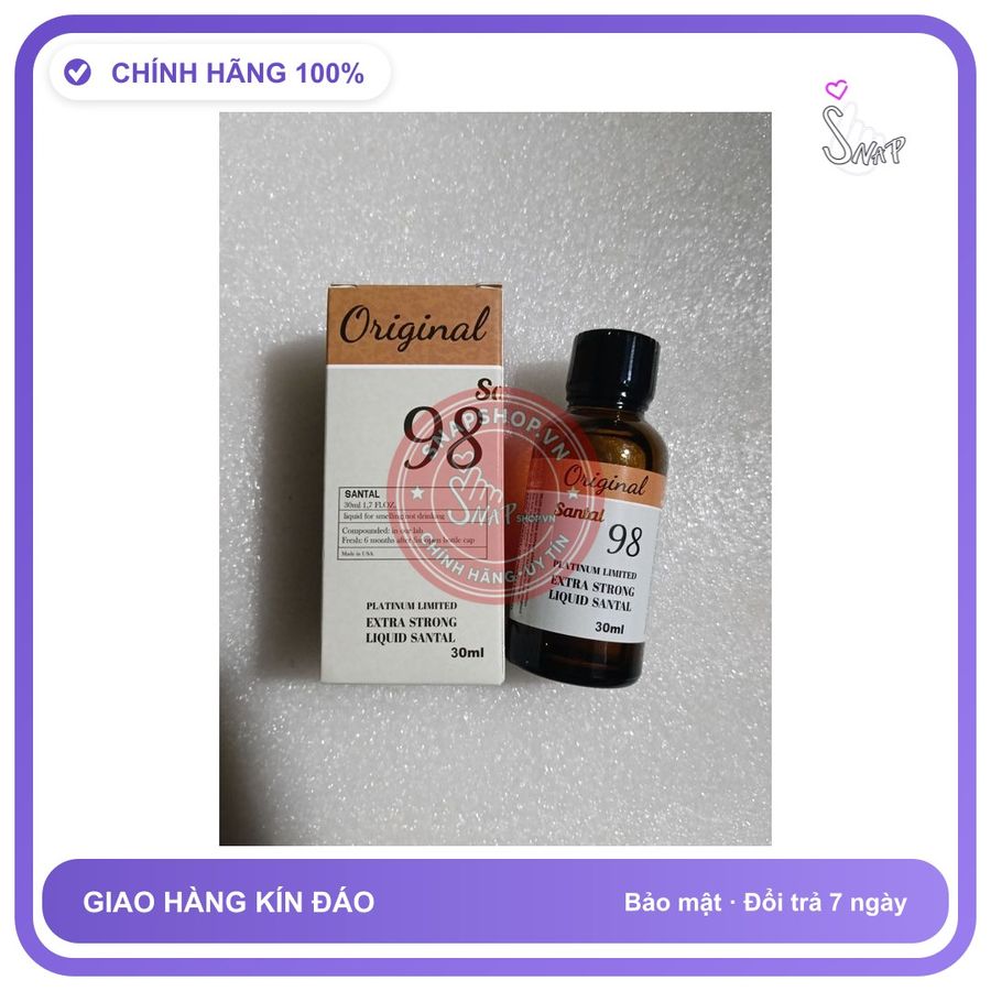 Chai hít tăng khoái cảm Popper Original 30ml Popper 98 30ml USA, Mạnh Lâu, Dùng cho ng sử dụng lâu dài