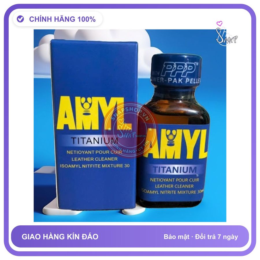 Chai hít tăng khoái cảm Popper AMYL 30ml Popper 30ml USA, Dòng Mạnh, Phê Lâu, Mùi Hương Dịu, Ko Nhức Đầu