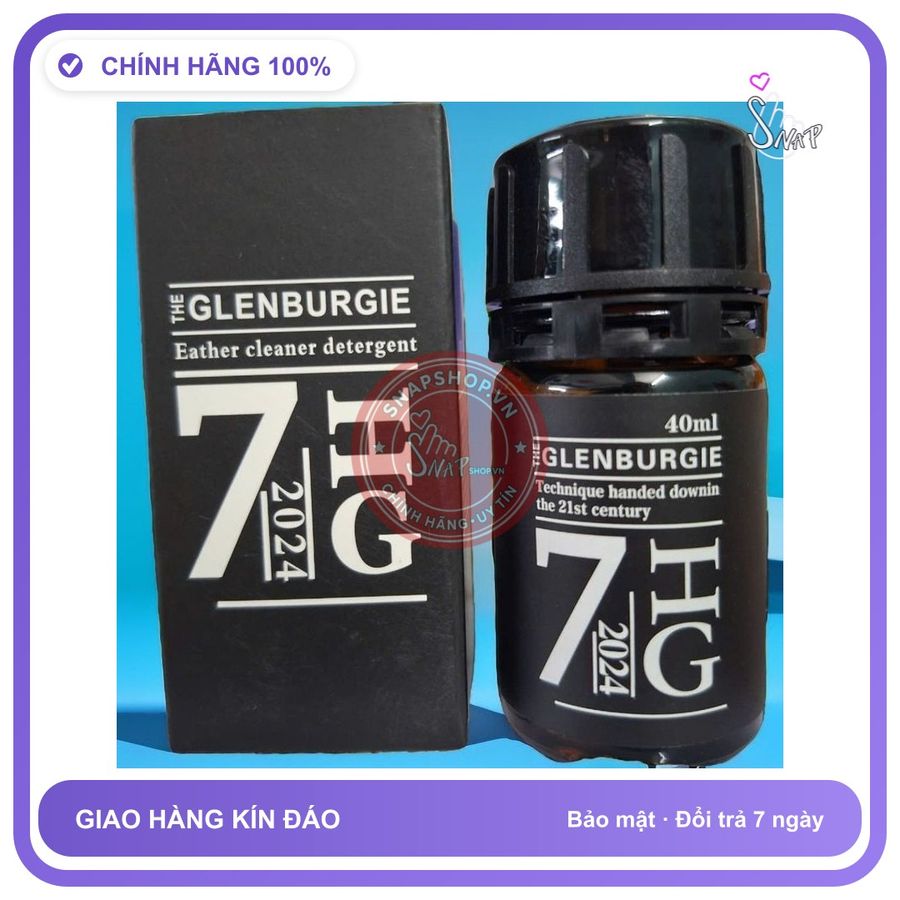 Chai hít tăng khoái cảm Popper THE GLENBURGIE 40ml Popper 40ml, USA Dòng Cao Cấp, Mùi Hương Dễ Hít, che tên sản phẩm bảo mật kín đáo