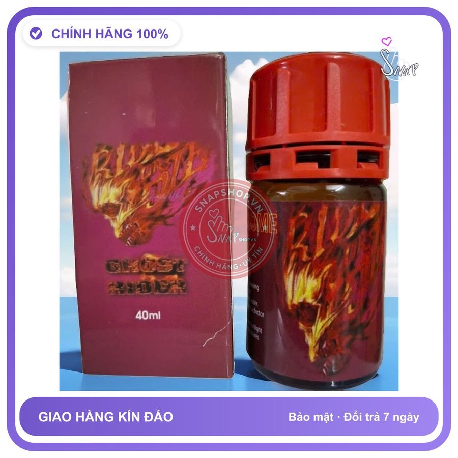 Chai hít tăng khoái cảm Popper BLAST 40ml Popper 40ml Dòng mạnh cho ng lờn, mùi hương dễ hít, che tên sản phẩm bảo mật kín đáo