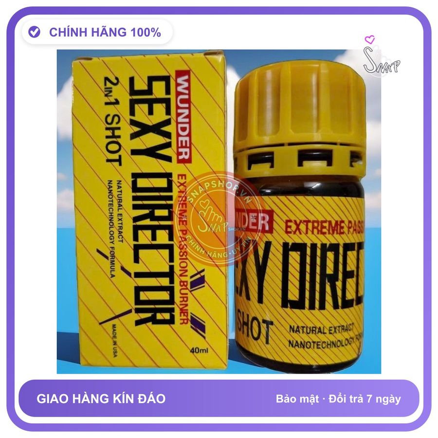 Chai hít tăng khoái cảm Popper WUNDER 40ml Popper 40ml Dòng Cực Mạnh,mùi hương dễ hít,phê lâu, ko nhức đầu, ko bỏng mũi, che tên sản phẩm bảo mật kín
