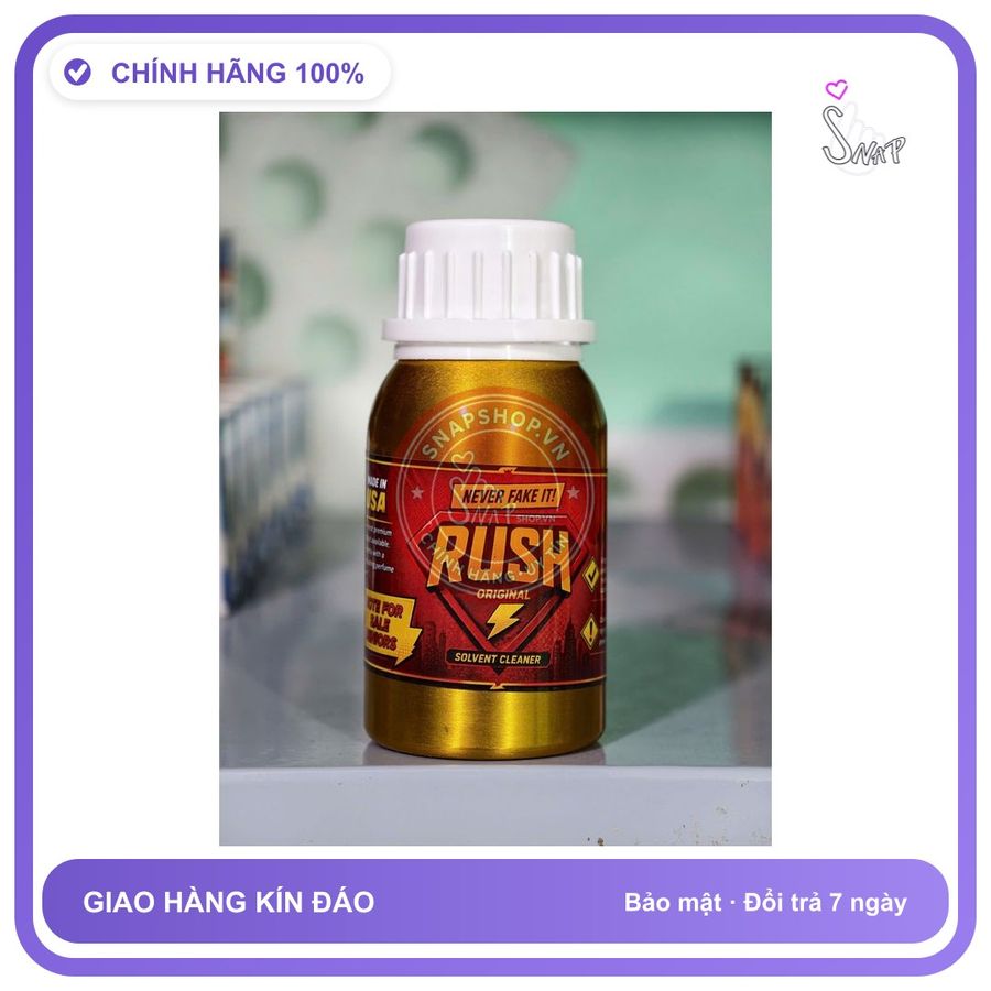 Chai hít tăng khoái cảm Popper RUSH 100ml Popper khô 100ml hàng ấn Độ cực mạnh, phê lâu, ko phê hoàn tiền