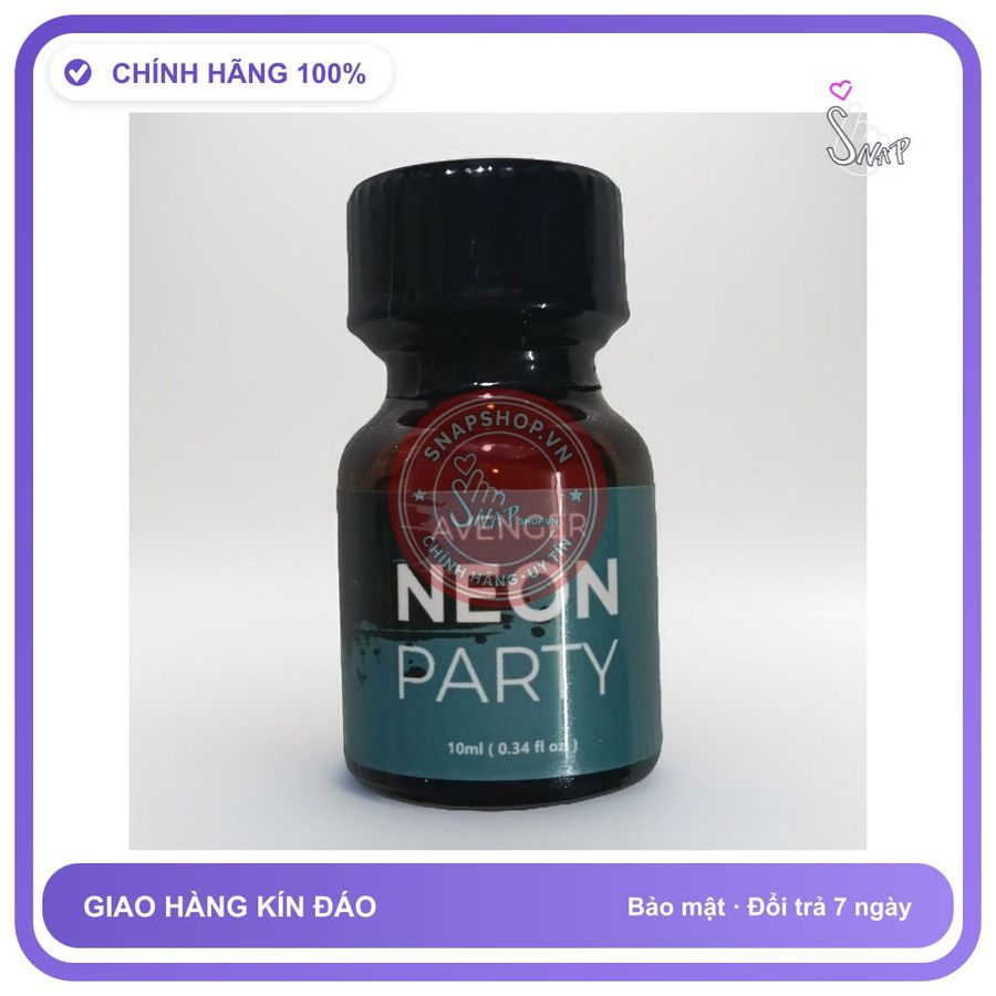 Chai hít tăng khoái cảm Popper AVENGER 10ml Popper neon mỹ 10ml chính hãng cực mạnh
