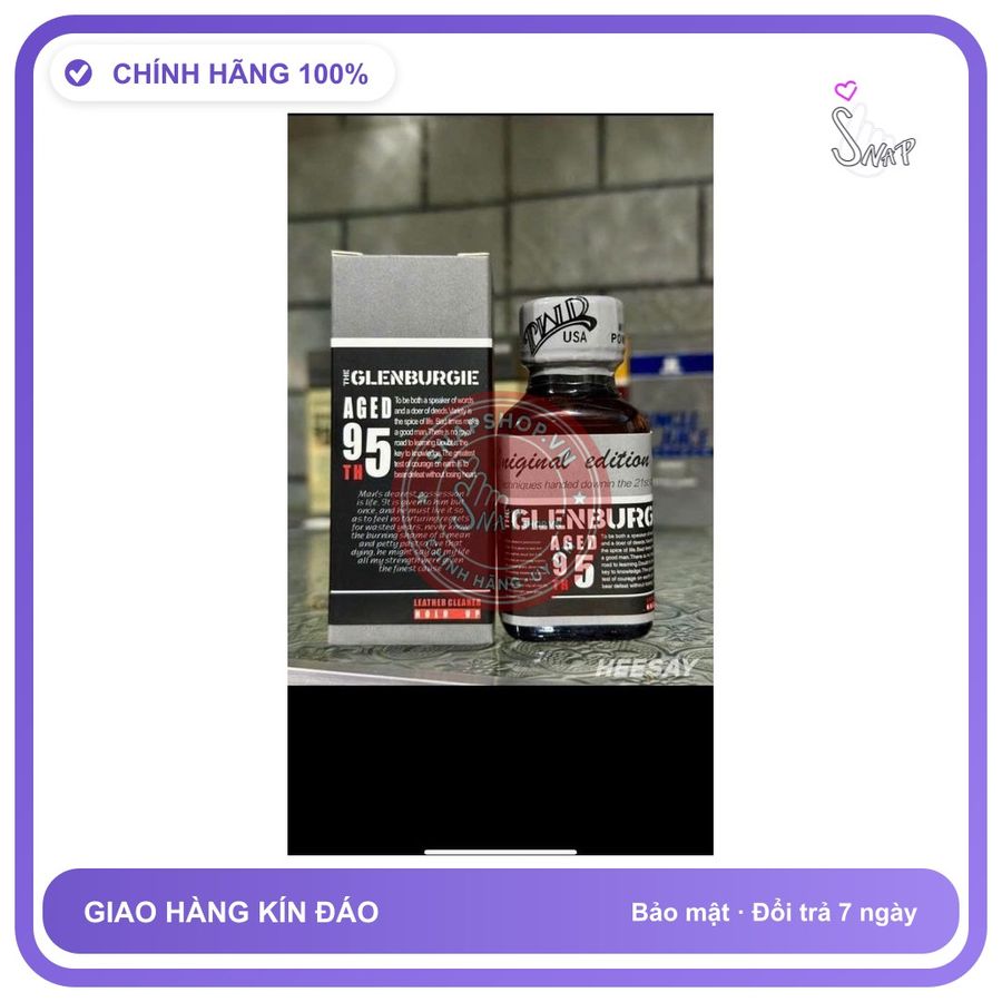 Chai hít tăng khoái cảm Popper GLENBURGIE 30ml Popper khô 30ml Hàng Chính Hãng Usa, Cực Mạnh,Bao Phê, giá tốt