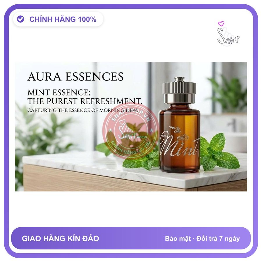 Chai hít tăng khoái cảm Popper AURA ESSENCES 40ml Popper hương hoa 40ml, thơm, phê lâu, cực mạnh, che tên sản phẩm bảo mật kín đáo