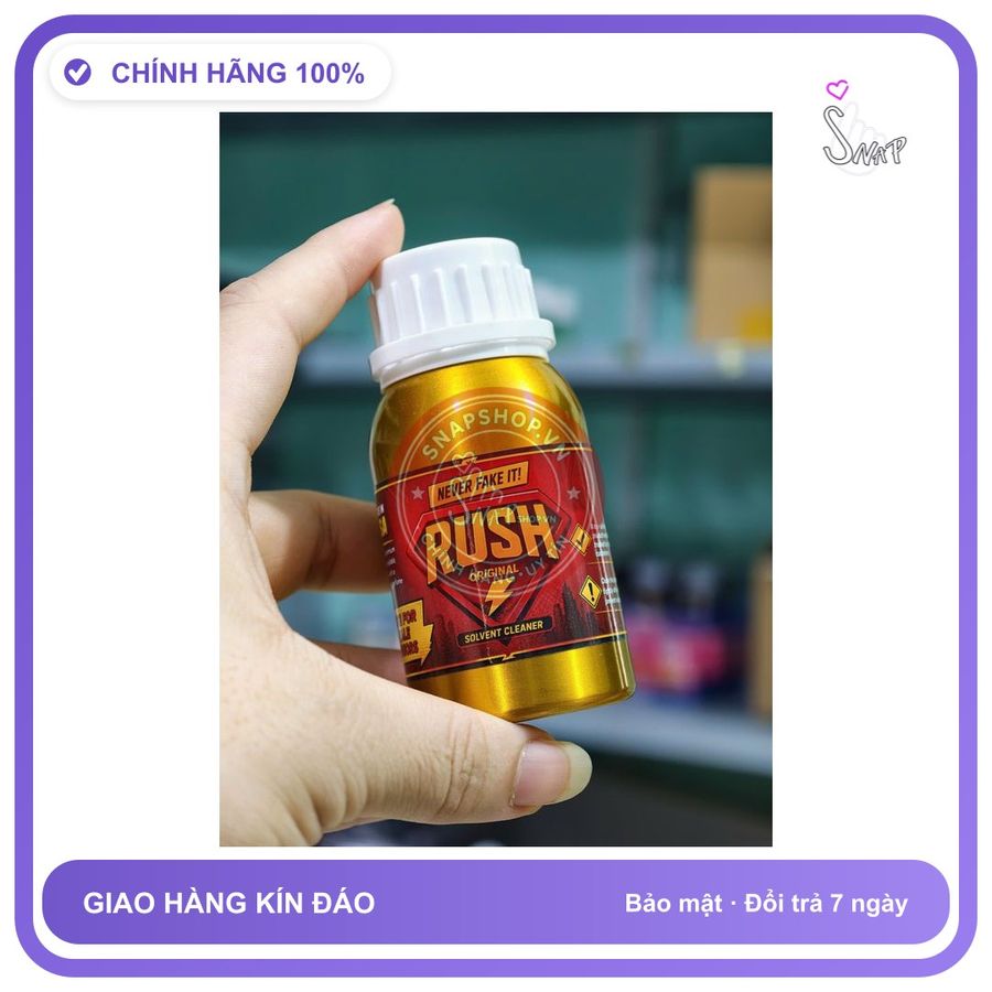 Chai hít tăng khoái cảm Popper RUSH 100ml Popper khô 100ml chính hãng usa cực mạnh,giá sỉ, che tên sản phẩm bảo mật kín đáo