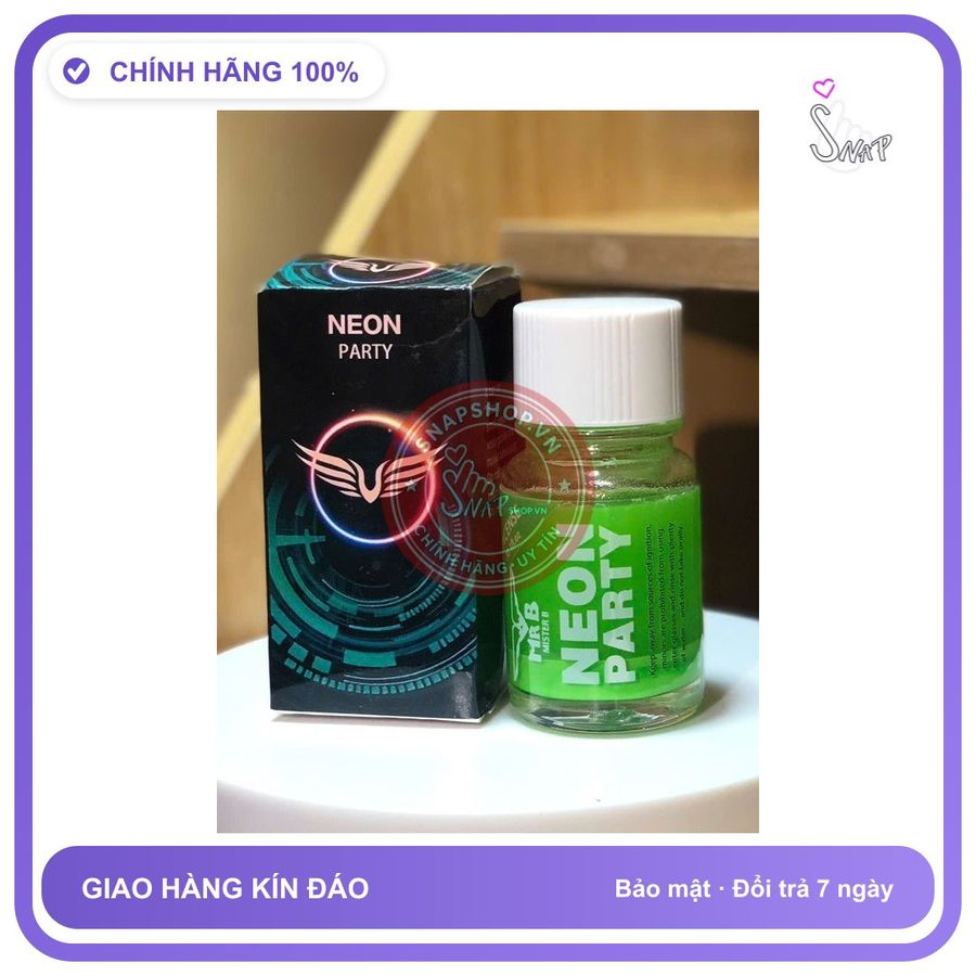 Chai hít tăng khoái cảm Popper MRB MISTER B 40ml Popper 40ml giá tốt, che tên sản phẩm bảo mật kín đáo, neon xanh lá