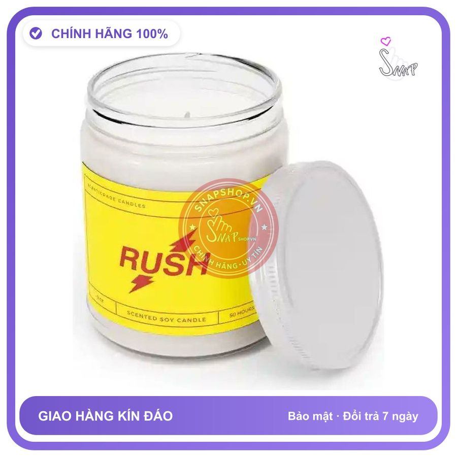 Chai hít tăng khoái cảm Popper RUSH 30ml Poppers hộp đựng tinh dầu 30ml