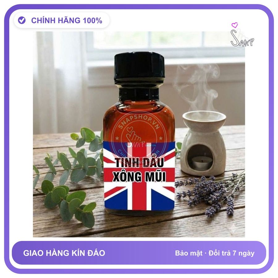 Chai hít tăng khoái cảm Popper 30ml Poppers lọ đựng tinh dầu 30ml cao cấp