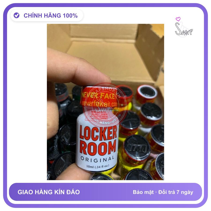 Chai hít tăng khoái cảm Popper Locker Room 10ml Popper 10ml PWD Usa, giá Sỉ, che tên sản phẩm bảo mật kín đáo 789079