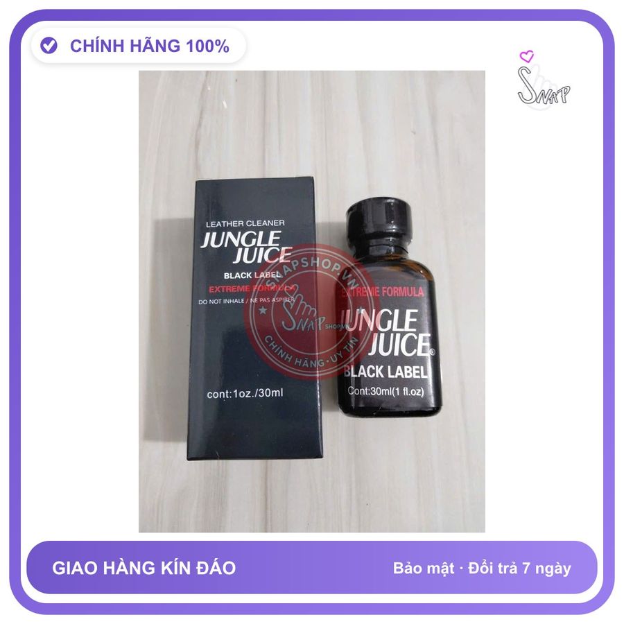 Chai hít tăng khoái cảm Popper Jungle Juice 30ml Chai Hít Kích Thích Tình Yêu Cho Nam Nữ, Hít Trực Tiếp Vào Mũi, Hít Là Phê Ngay, Popper 30ml USA