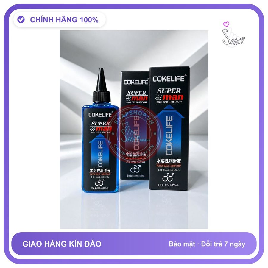 Gel bôi trơn COKELIFE Gel bôi trơn mát lạnh, giảm đau rát, tăng cảm giác khi quan hệ