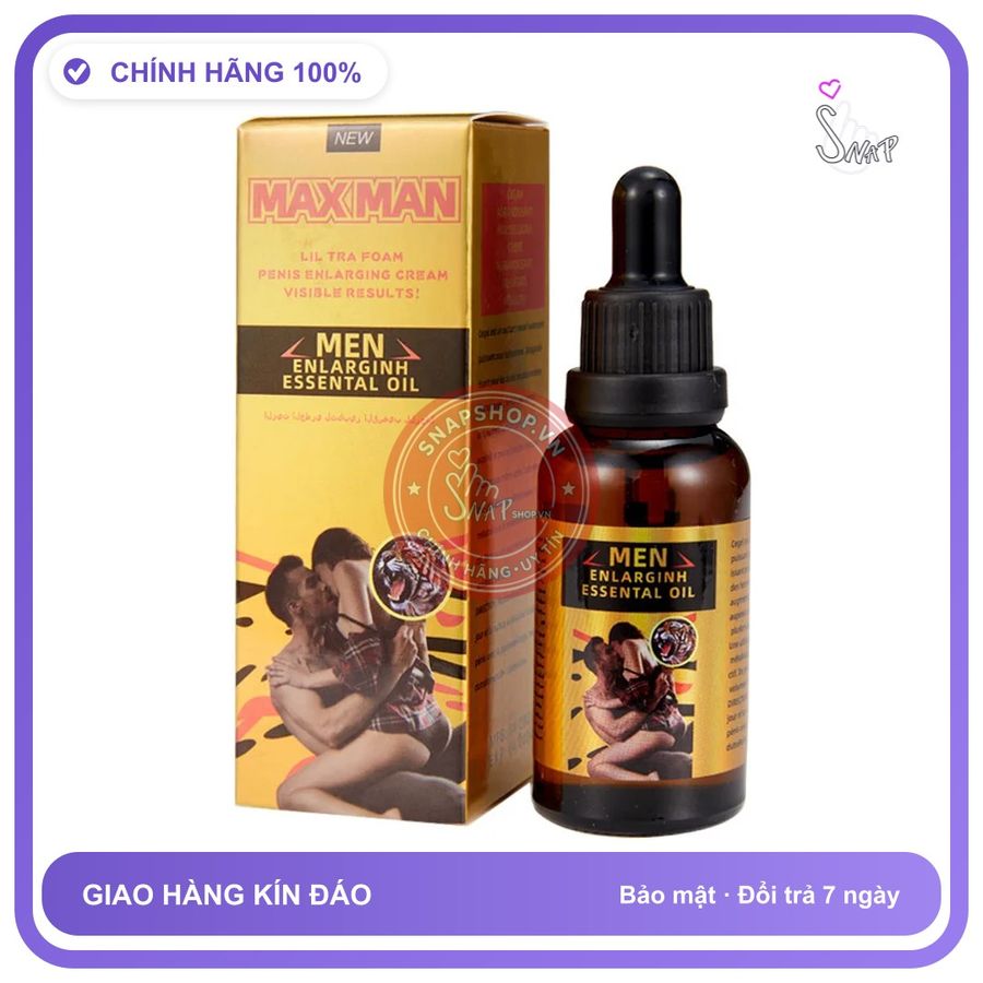 MAXMAN Tinh Dầu Maxman Giúp Tăng Kích Thước Cậu Nhỏ
