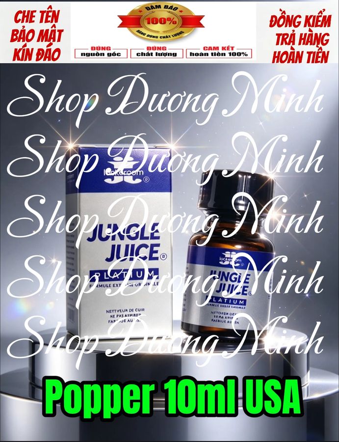 Chai Hít Vào Mũi Popper 10ml USA, Hàng Chính Hãng, Cực Mạnh, Phê Lâu,Ko tác dụng hoàn tiền 