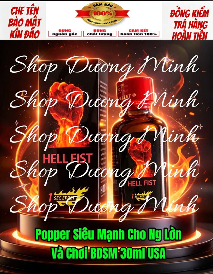 Popper cho người lờn và Chơi BDSM, Siêu Mạnh,30ml USA, Hàng Chính Hãng 