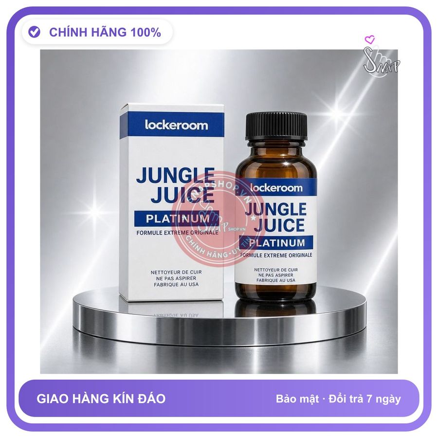 Chai hít tăng khoái cảm Popper JUNGLE JUICE 10ml Popper siêu mạnh hàng chính hãng 10ml USA