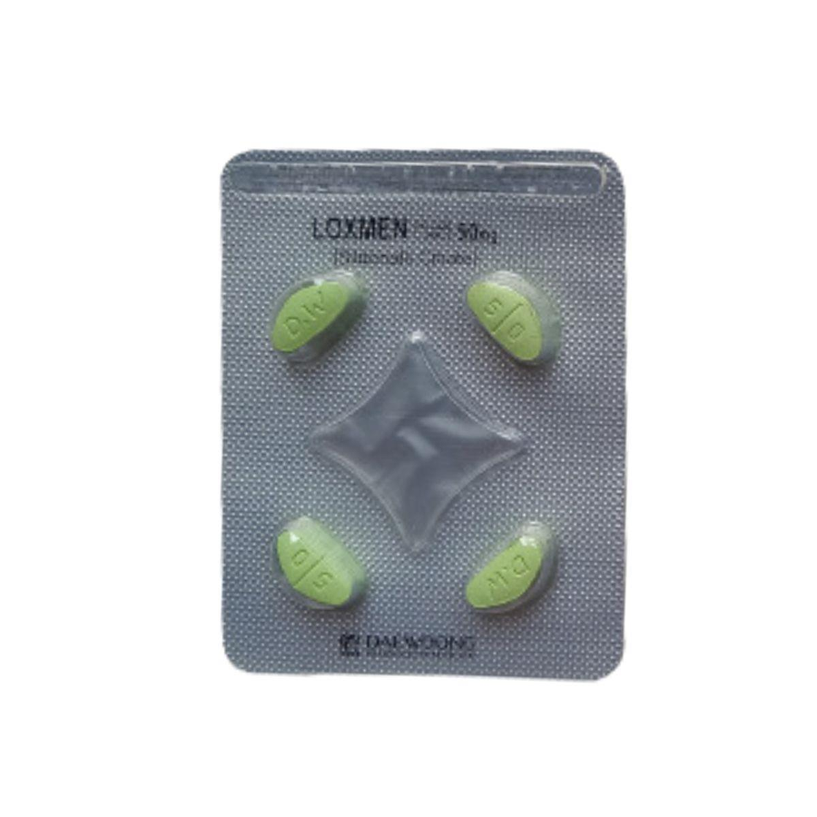 Viên uống hỗ trợ phái mạnh tăng bản lĩnh đàn ông LOXMEN 100mg hộp 1 vỉ x 4 viên