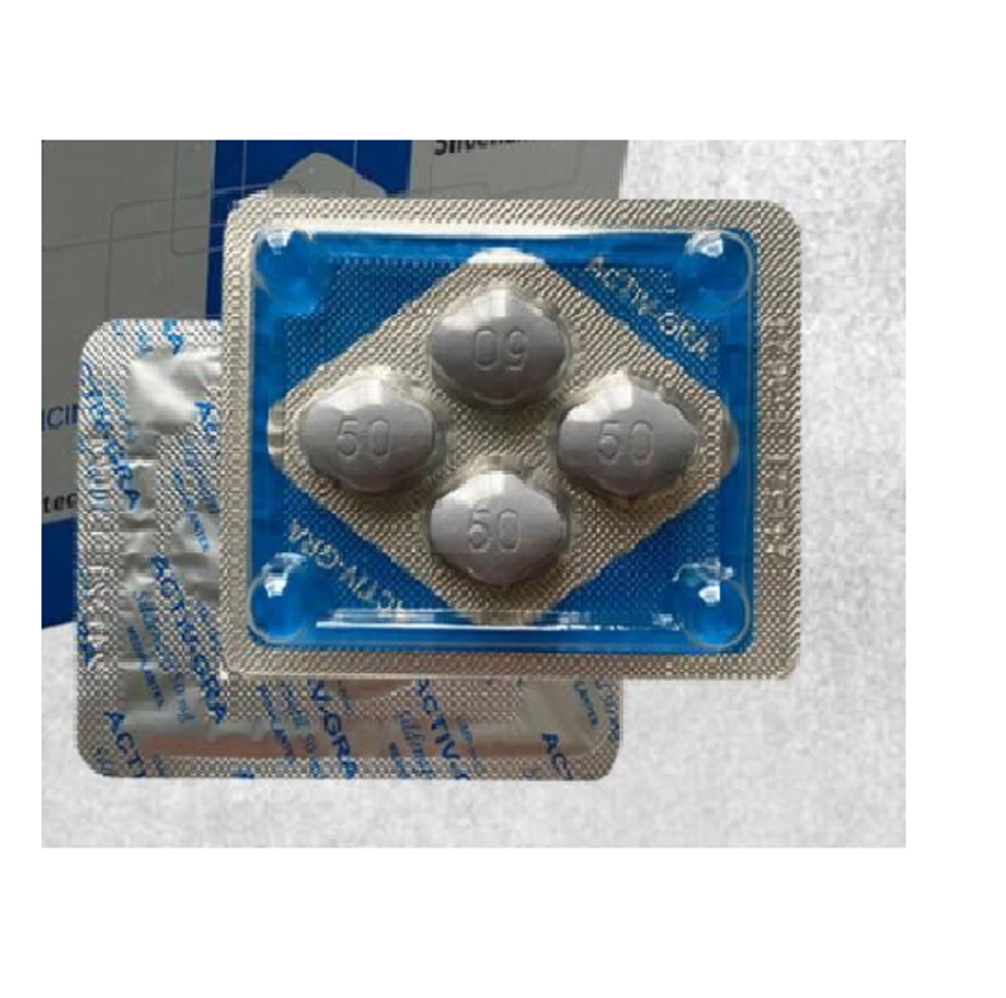 Viên uống hỗ trợ phái mạnh tăng bản lĩnh đàn ông Activ-Gra 50mg 4 Viên Cường Dương 