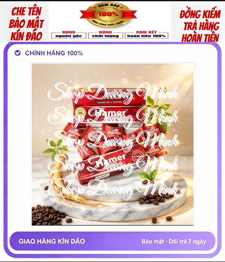 Kẹo Sâm Hamer Mỹ, Siêu Mạnh, Tác Dụng Nhanh, Giá 1 Viên Dùng Thử