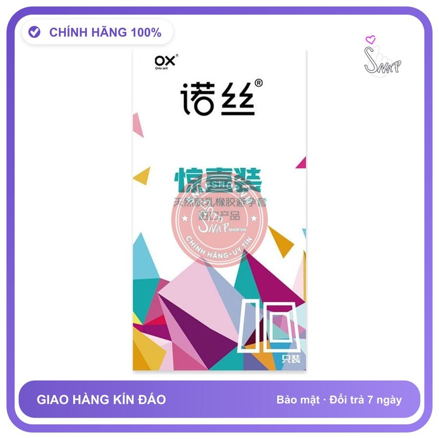 Bao cao su Nox Myterious Surprise bất ngờ ngẫu nhiên hộp 10 cái