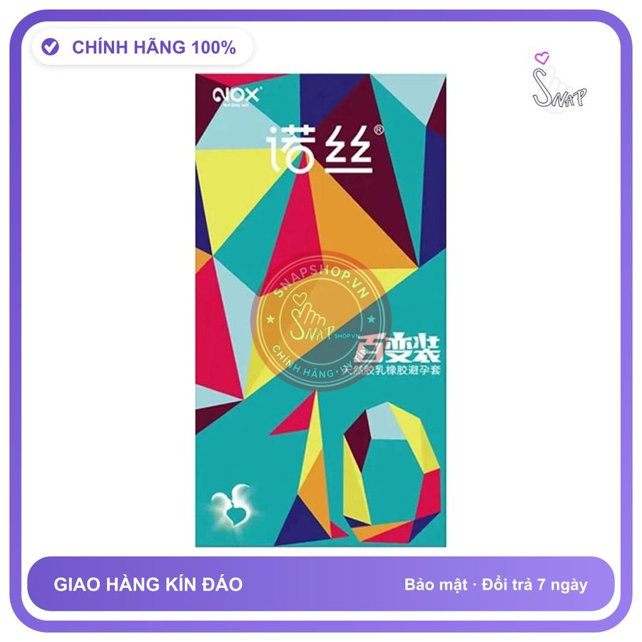 Bao cao su Nox Myterious Randomly bí ẩn ngẫu nhiên hộp 10 cái