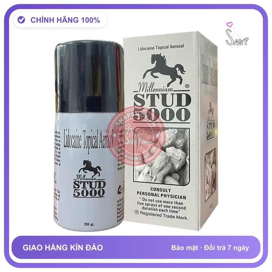 Xịt chống xuất tinh sớm Stud 5000 20gr chính hãng