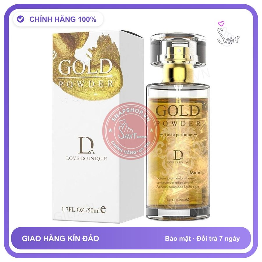 Nước Hoa Tăng Khoái Cảm Gold Powder 50ml – Nam Vàng