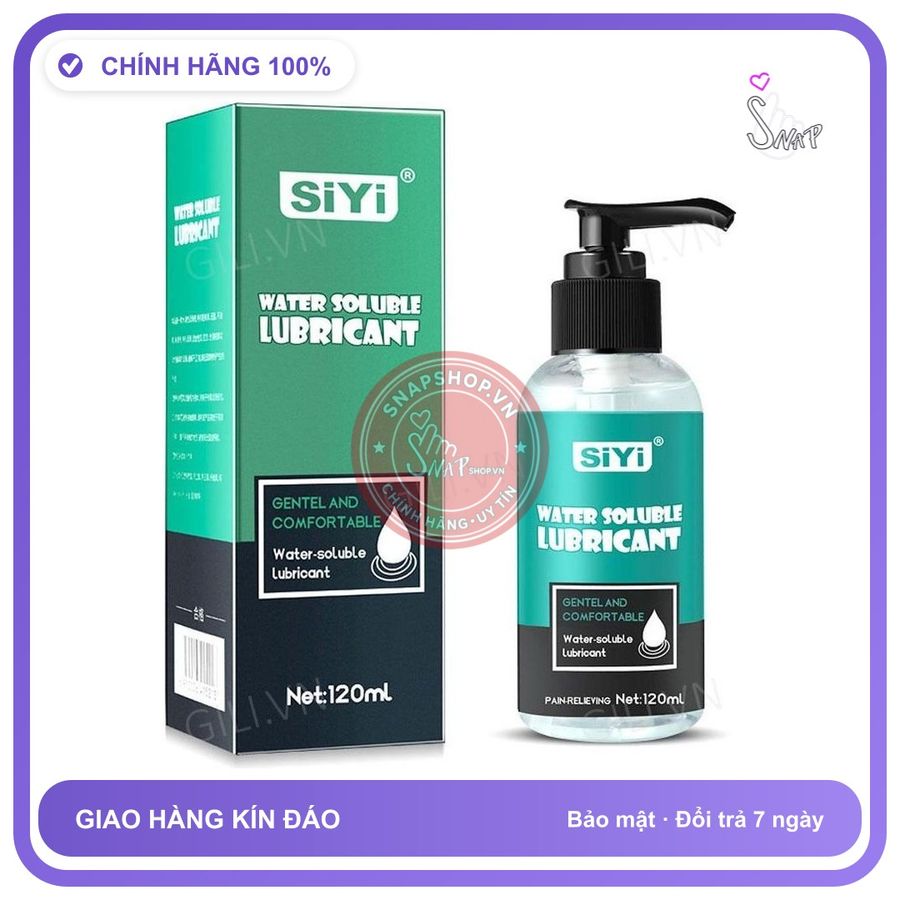 Gel bôi trơn SiYi Lubricant Xanh Lá Dưỡng Ẩm 120ml chính hãng