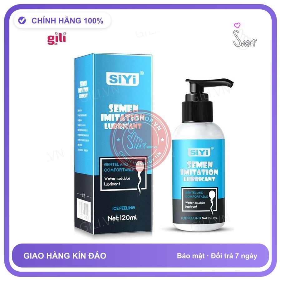 Gel bôi trơn SiYi Lubricant Xanh Dương Mát Lạnh 120ml chính hãng