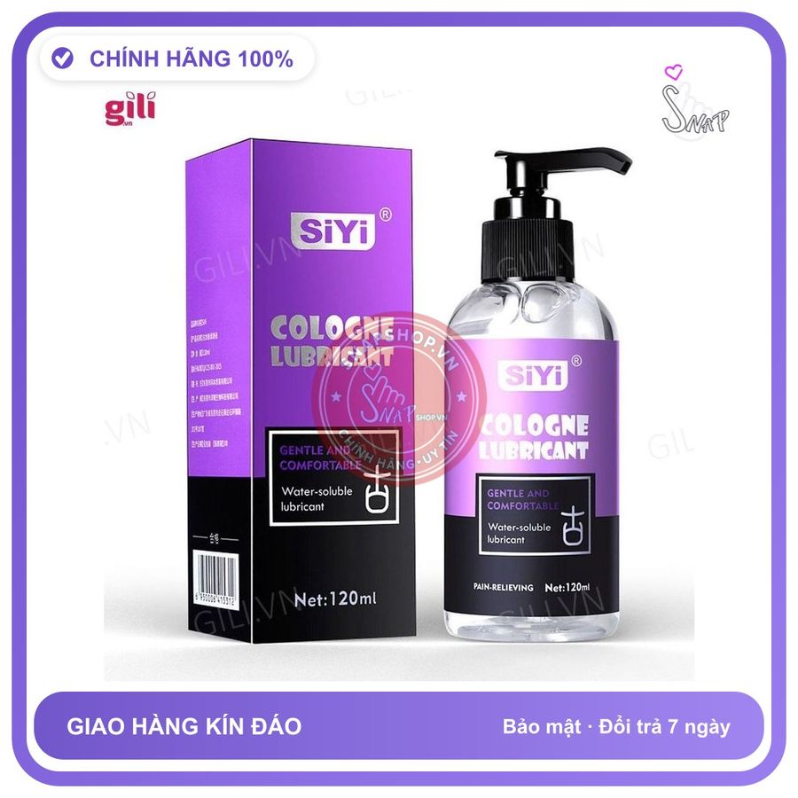 Gel bôi trơn SiYi Cologne Lubricant Tím Nước Hoa 120ml chính hãng