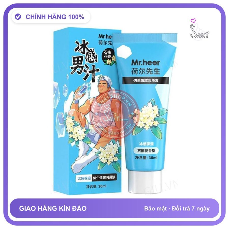 Gel bôi trơn gốc nước Mr. Heer Cooling 30ml tăng khoái cảm chính hãng